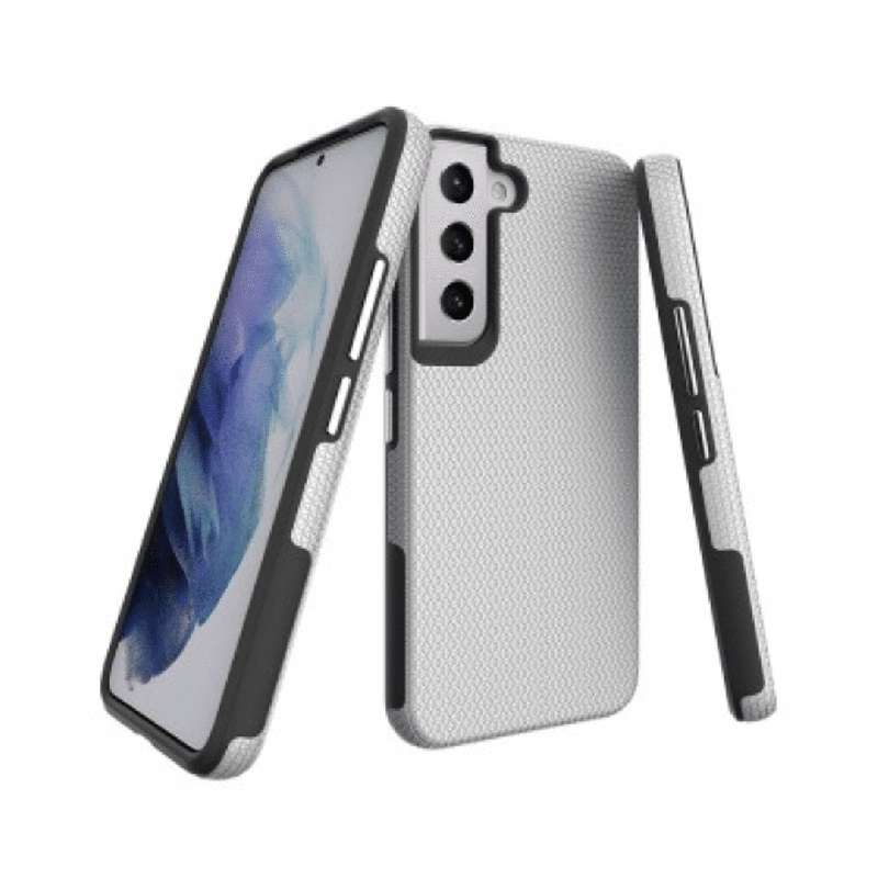 Samsung Galaxy S23 Compatibility Case Cover With Shockproof Rugged - Silver
