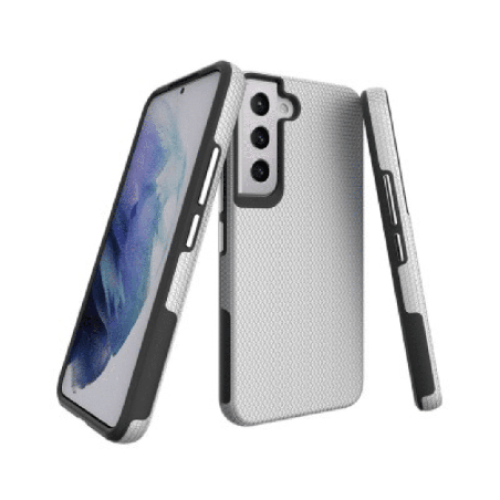 Samsung Galaxy S23 Compatibility Case Cover With Shockproof Rugged - Silver