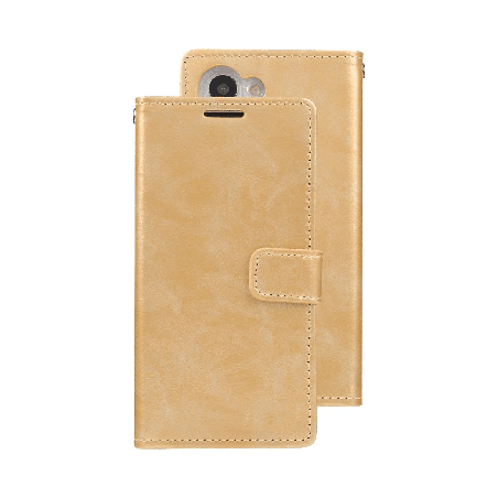 Samsung Galaxy S23 Compatible Case Cover with Mercury Blue Moon Diary Wallet - Rose Gold