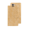 Samsung Galaxy S23 Compatible Case Cover with Mercury Blue Moon Diary Wallet - Rose Gold