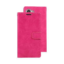 Samsung Galaxy S23 Compatible Case Cover with Mercury Blue Moon Diary Wallet - HotPink