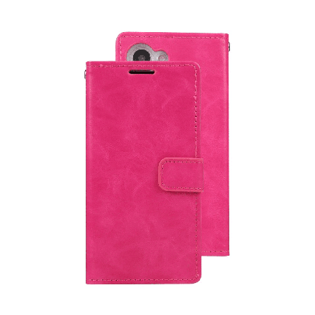 Samsung Galaxy S23 Compatible Case Cover with Mercury Blue Moon Diary Wallet - HotPink