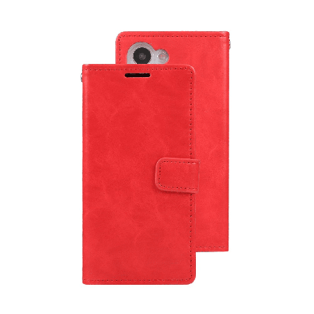 Samsung Galaxy S23 Compatible Case Cover with Mercury Blue Moon Diary Wallet - Red
