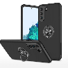 Samsung Galaxy S23 Compatibility Case Cover With Shockproof Magnetic Ring Holder Case - Black