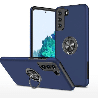 Samsung Galaxy S23 Compatibility Case Cover With Shockproof Magnetic Ring Holder Case - Navy