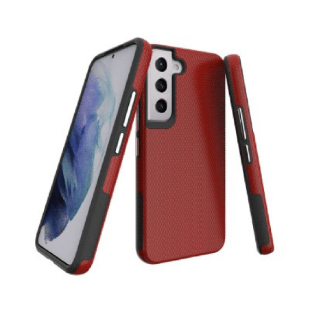 Samsung Galaxy S23 Compatibility Case Cover With Shockproof Rugged - Red