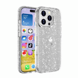 iPhone 16 Pro Compatible Case Cover With Shockproof Ultimate Cover - Shiny Clear