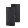 iPhone 16 Plus Compatible Case Cover With Blue Moon Diary And Compatible With Magsafe Technology - Black