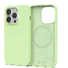 iPhone 16 Pro Soft Liquid Silicone Case Cover: Non-Toxic, Anti-Stains, Drop-Proof With MagSafe Compatibility - Mint