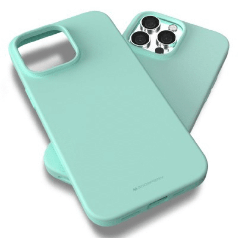 iPhone 16 Pro Compatible Case Cover With Soft Feeling Jelly And Stylish Design - Mint