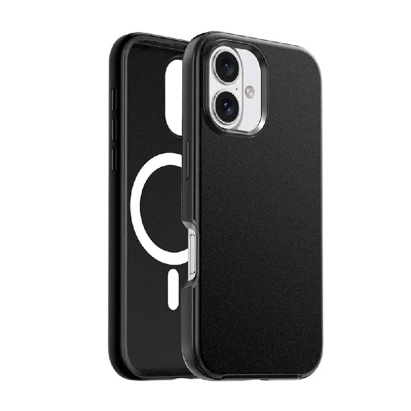 iPhone 16 Pro Protective Shockproof Case Cover Strong, Drop Protection, Screen & Camera Lens Guard, And MagSafe Compatible - Bla