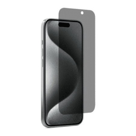 iPhone 16 Plus Compatible 9H Privacy Tempered Glass Screen Protector