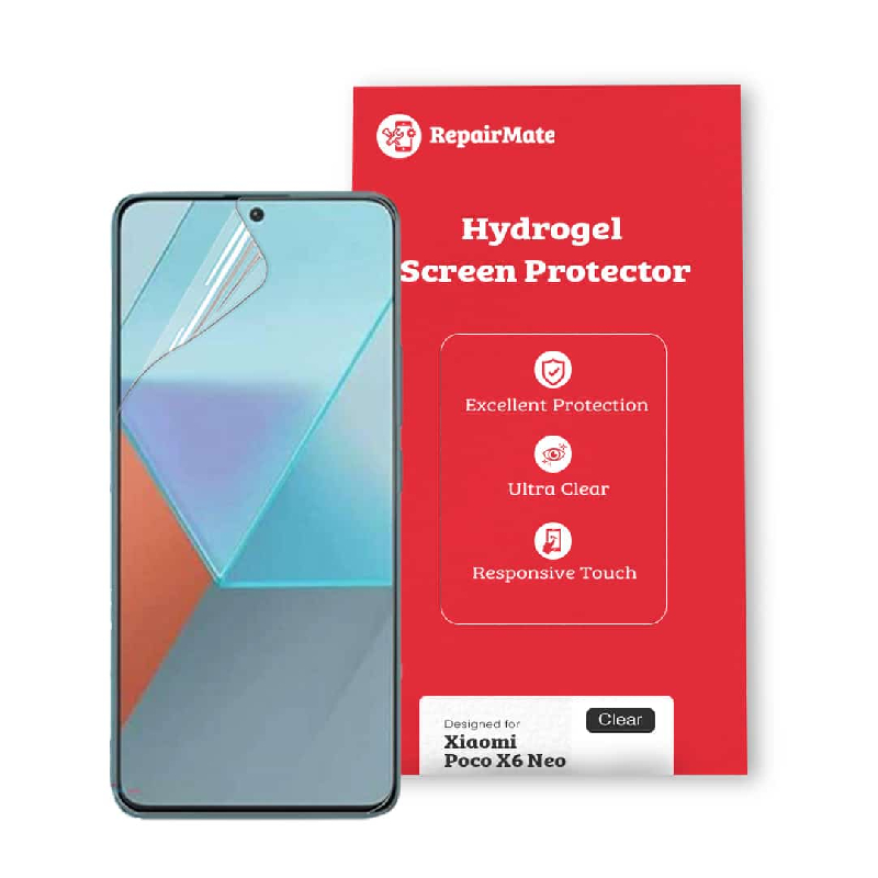 Xiaomi Poco X6 Neo Compatible Premium Hydrogel Screen Protector