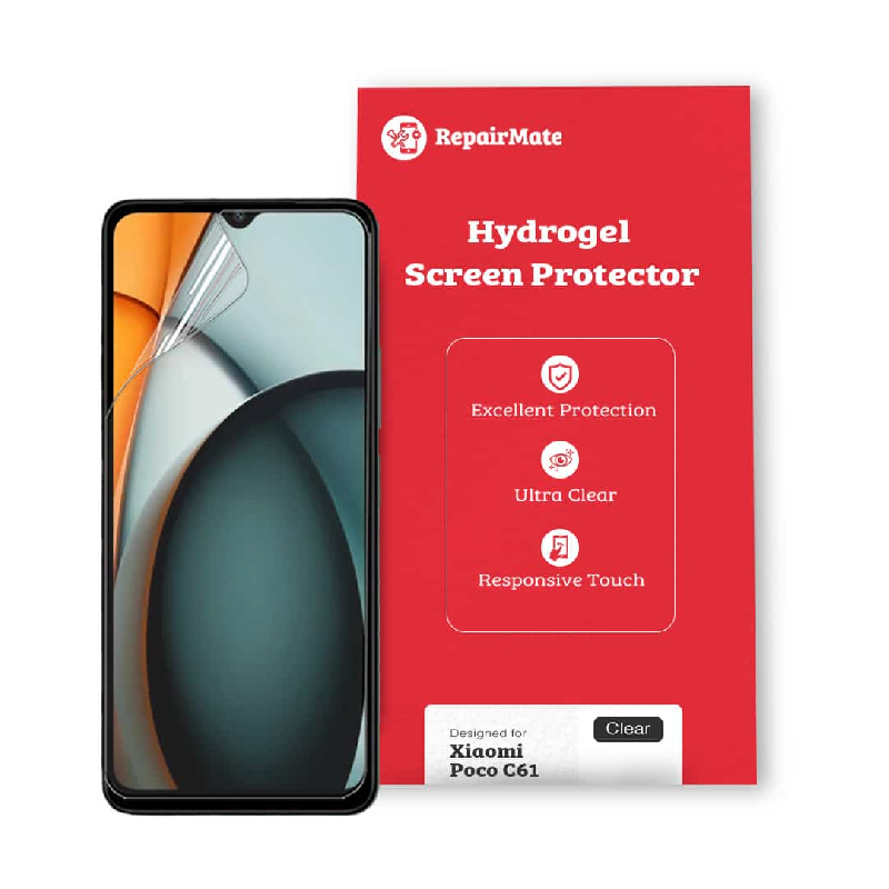 Xiaomi Poco C61 Compatible Hydrogel Screen Protector