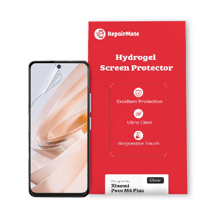Xiaomi Poco M6 Plus Compatible Hydrogel Screen Protector