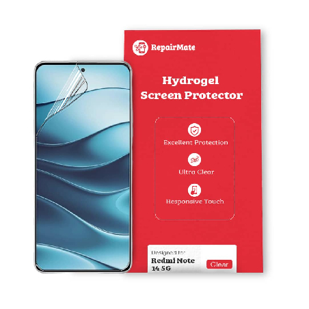 Redmi Note 14 5G Compatible Hydrogel Screen Protector