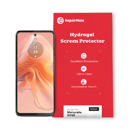 Motorola G04S Compatible Premium Hydrogel Screen Protector