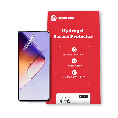 Infinix Note 40 Compatible Hydrogel Screen Protector