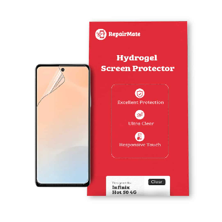 Infinix Hot 50 4G Compatible Hydrogel Screen Protector