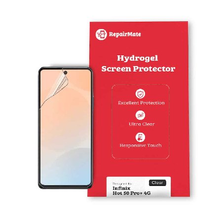Infinix Hot 50 Pro+ 4G Compatible Hydrogel Screen Protector