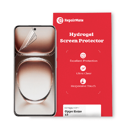 Oppo Reno 13 Compatible Premium Hydrogel Screen Protector With Full Coverage Ultra HD