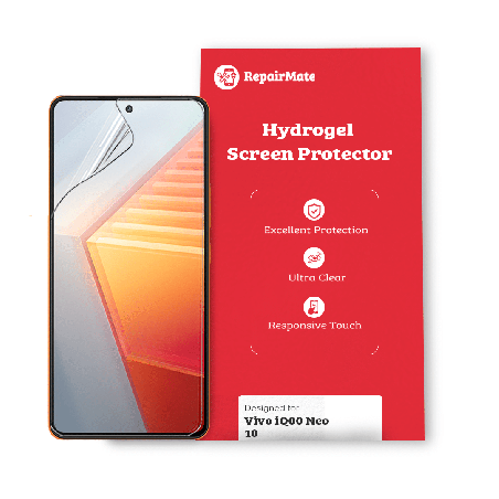 Vivo iQ00 Neo10 Compatible Hydrogel Screen Protector Full Coverage [2 Pack]