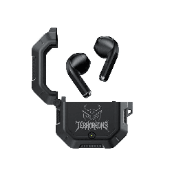 TWS Low Latency Noise Cancellation Bluetooth Earphones With Long Battery Life - Black