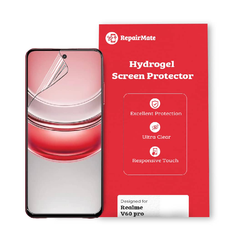 Realme V60 Pro Premium HD Hydrogel Screen Protector Seamless Fit