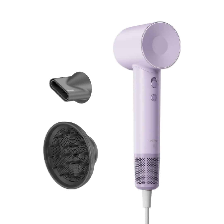 Laifen SE Hair Dryer – High-Speed Performance With Magnetic Nozzles - Purple