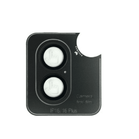 iPhone 16 Best Quality Camera Lens Protector for Rear Camera: Adhesive & Anti-Fingerprint, Compatible with Cases with Wide Camer