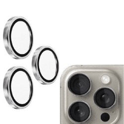 iPhone 16 Best Quality Camera Lens Protector for Rear Camera Adhesive & Anti-Fingerprint, Compatible with Cases with Wide Camera