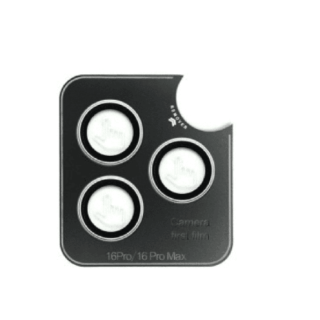 iPhone 16 Pro Best Quality Camera Lens Protector for Rear Camera: Adhesive & Anti-Fingerprint, Compatible with Cases with Wide C