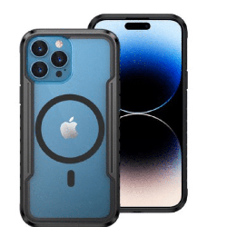 iPhone 15 Plus High-Quality Shockproof Armour Case Cover: Heavy-Duty Scratch & Drop Resistance with MagSafe Wireless Charging Co