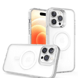 iPhone 15 Pro Shock & Drop Protection Case Cover: Tough, Stains & Scratch Resistant, Protection for Screen & Rear Camera with Ma