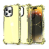 iPhone 15 Plus Premium Drop & Shock Resistant Case Cover: Durable, Lightweight with Comfortable Grip - Clear Yellow