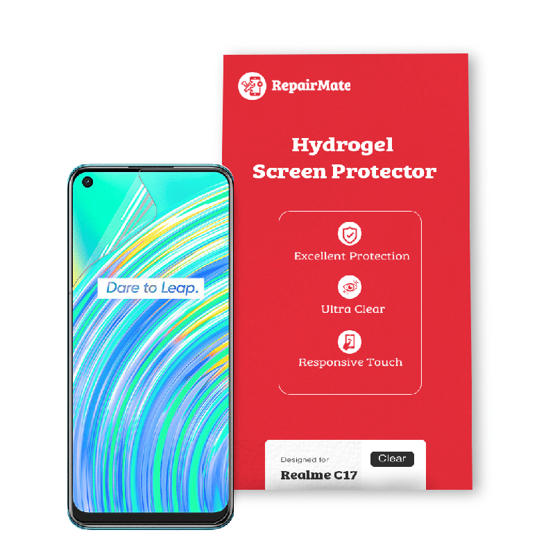 Realme C17 Compatible Hydrogel Screen Protector Full Cover [2 Pack]