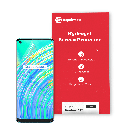 Realme C17 Compatible Hydrogel Screen Protector Full Cover [2 Pack]