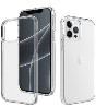 iPhone 15 Pro Strong Drop-Resistant Case Cover: Shock & Scratch Protection with Wireless Charging Compatibility - Transparent