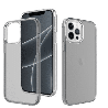 iPhone 15 Pro Strong Drop-Resistant Case Cover: Shock & Scratch Protection with Wireless Charging Compatibility - Clear Black