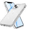 iPhone 15 Clear Heavy-Duty Protection Case Cover: Shiny Glitter, Scratch Resistant with Screen & Rear Camera Lens Protection, & 
