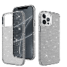 iPhone 15 Plus Clear Heavy-Duty Protection Case Cover: Shiny Glitter, Scratch Resistant with Screen & Rear Camera Lens Protectio