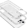 iPhone 15 Plus Clear Heavy-Duty Protection Case Cover Shiny Glitter, Scratch Resistant with Screen & Rear Camera Lens Protection