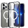 iPhone 15 Clear Heavy-Duty Protection Case Cover: Scratch Resistant with Screen & Rear Camera Lens Protection, & MagSafe Compati
