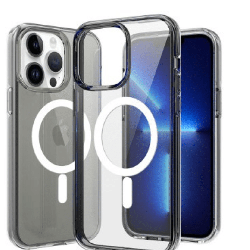 iPhone 15 Clear Heavy-Duty Protection Case Cover: Scratch Resistant with Screen & Rear Camera Lens Protection, & MagSafe Compati