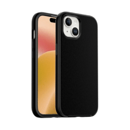 iPhone 15 Slip-Proof Protective Case Cover: Shockproof, Supports Wireless Charging, Easy Grip with Screen & Camera Lens Protecti