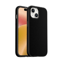 iPhone 15 Slip-Proof Protective Case Cover: Shockproof, Supports Wireless Charging, Easy Grip with Screen & Camera Lens Protecti