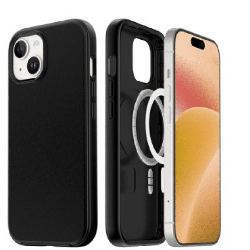 iPhone 15 Tough Transparent Case Cover: High-Quality Acrylic + TPU Build, Robust Design, Screen & Camera Safeguard, Dust & Dirt 