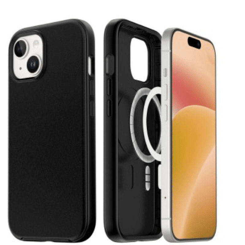 iPhone 15 Tough Transparent Case Cover: High-Quality Acrylic + TPU Build, Robust Design, Screen & Camera Safeguard, Dust & Dirt 