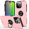 iPhone 15 Pro Max Anti-Shock Magnetic Ring Holder Case Cover: Full 360° Protection With Magnetic Adhesion For Fall Prevention - 