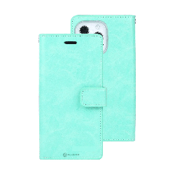 iPhone 15 Pro Max PU Leather Shock Absorption Flip Wallet Case Cover with Full Front Cover & Metal Snap-On Fastener, Multiple Ca